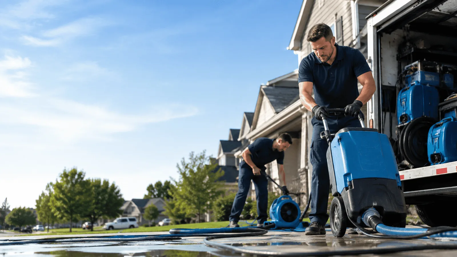 Dehumidification being performed in Mount Hood Parkdale, OR